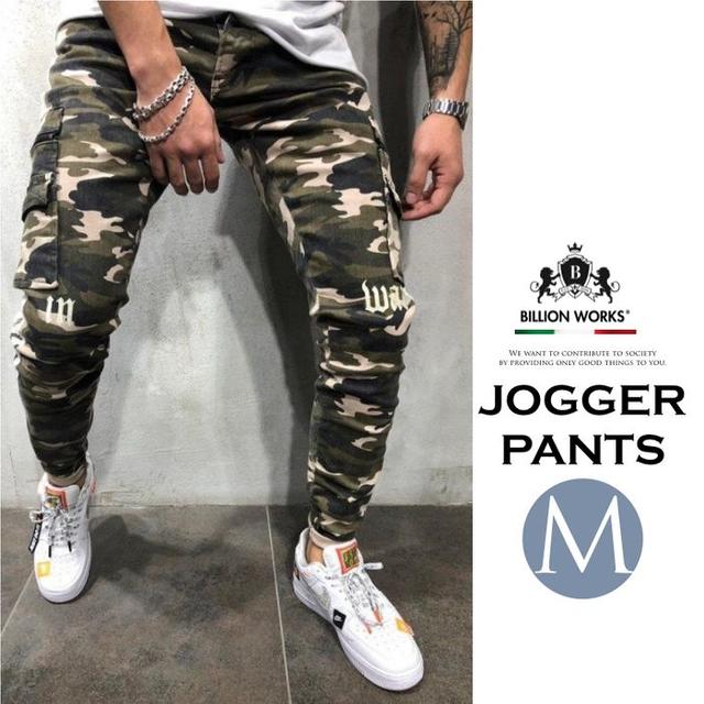 迷彩パンツ メンズ スウェットパンツ  ジョガーパンツ  おしゃれ ズボン M メンズのパンツ(チノパン)の商品写真