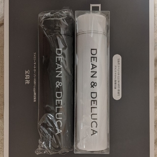 ディーンアンドデルーカ(DEAN & DELUCA)のGLOW DEAN & DELUCA　ステンレスボトル　白/グレー2本セット(タンブラー)