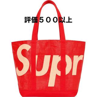 シュプリーム(Supreme)のSupreme Raffia Tote 赤(エコバッグ)