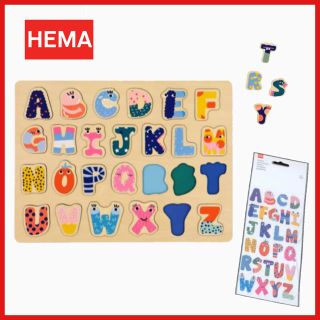 【新品】HEMA オランダ発　知育おもちゃ 英語学習♪シール付き(知育玩具)