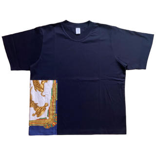 サンシー(SUNSEA)のdouble neck Tshirt hermes vintage(Tシャツ/カットソー(半袖/袖なし))