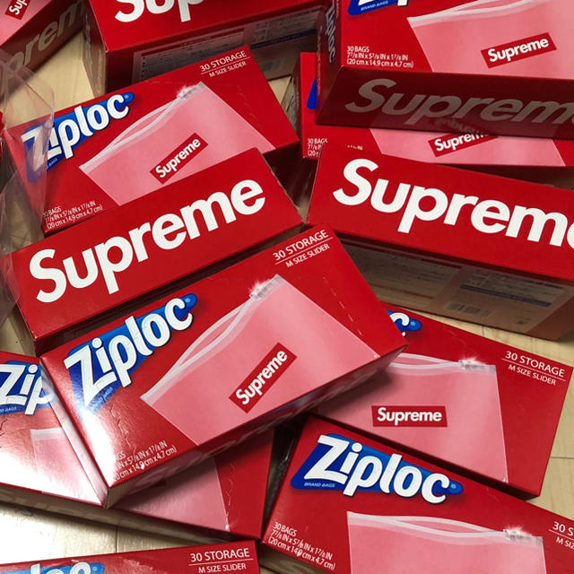 12箱 Supreme ziploc シュプリーム ジップロック 12箱 【今日の超目玉