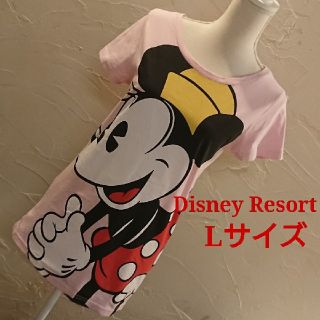 ディズニー(Disney)のディズニーリゾート ミニー   一回着用 美品 水玉(Tシャツ(半袖/袖なし))