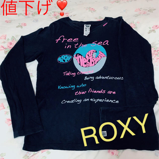 ロキシー(Roxy)のROXY 長袖Tシャツ 黒(Tシャツ(長袖/七分))