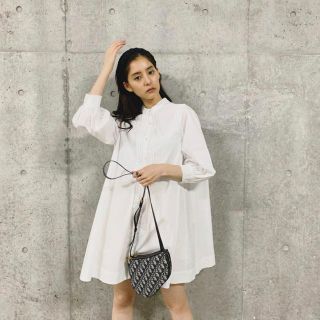 アメリヴィンテージ(Ameri VINTAGE)のMEDI BOX TUNIC SHIRT(シャツ/ブラウス(長袖/七分))