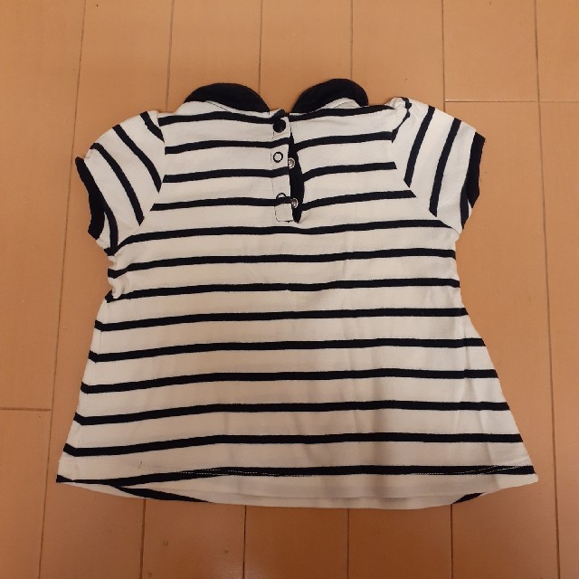 PETIT BATEAU(プチバトー)のプチバトー　定番　ボーダー　Tシャツ　18m 81センチ キッズ/ベビー/マタニティのベビー服(~85cm)(Ｔシャツ)の商品写真