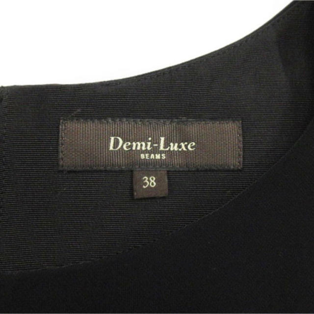 Demi-Luxe BEAMS(デミルクスビームス)のCLASSY.7月号掲載商品 ブラック フレアー ノースリーブワンピース レディースのワンピース(ひざ丈ワンピース)の商品写真