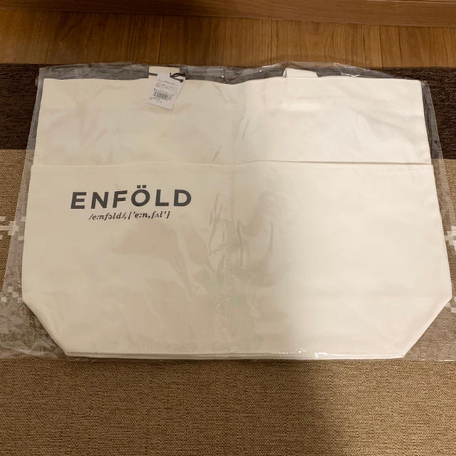 ENFOLD(エンフォルド)の新品未使用 ENFOLD エンフォルド キャンバス トートバッグ コットン レディースのバッグ(トートバッグ)の商品写真