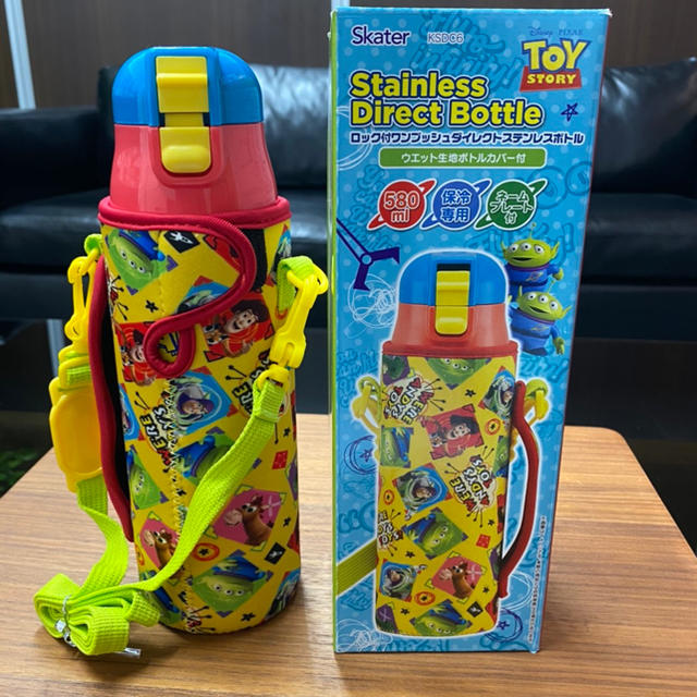 Disney(ディズニー)の新品♢スケーター♢トイストーリー♢直飲みステンレスボトル♢水筒♢580ml キッズ/ベビー/マタニティの授乳/お食事用品(水筒)の商品写真