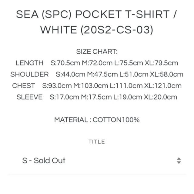 SEA(シー)のWIND AND SEA / SEA (DLM) T-SHIRT BLACK メンズのトップス(Tシャツ/カットソー(半袖/袖なし))の商品写真