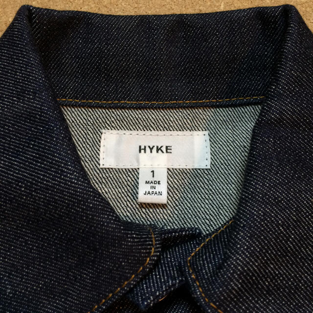 HYKE(ハイク)のHYKEデニムジャケット TYPE3 レディースのジャケット/アウター(Gジャン/デニムジャケット)の商品写真