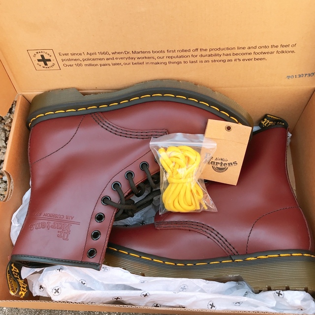 Dr.Martens/8ホールブーツ CHERRY RED 新品 5