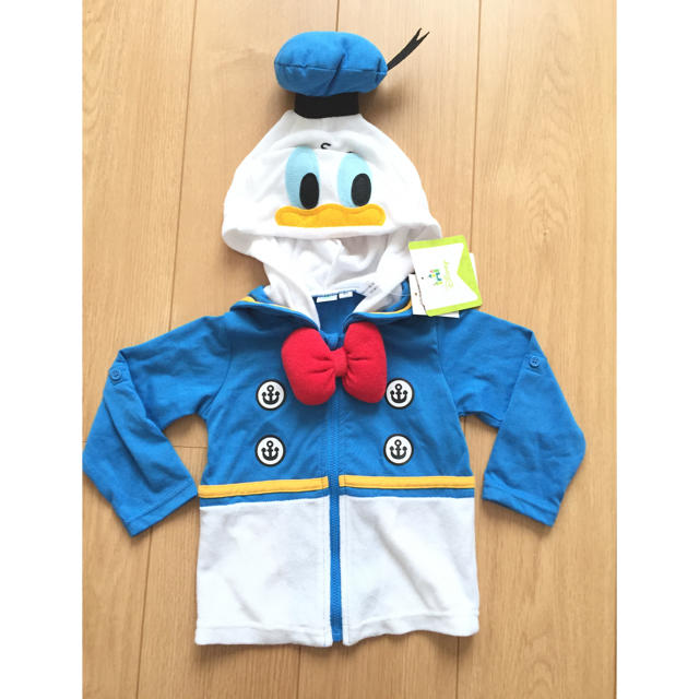 Disney(ディズニー)の【新品】なりきり UVカットパーカー キッズ/ベビー/マタニティのキッズ服男の子用(90cm~)(カーディガン)の商品写真