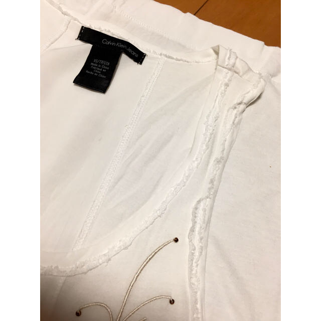 Calvin Klein(カルバンクライン)の【Calvin Klein Jeans】⭐️お値下げ⭐️カットソートップス レディースのトップス(タンクトップ)の商品写真