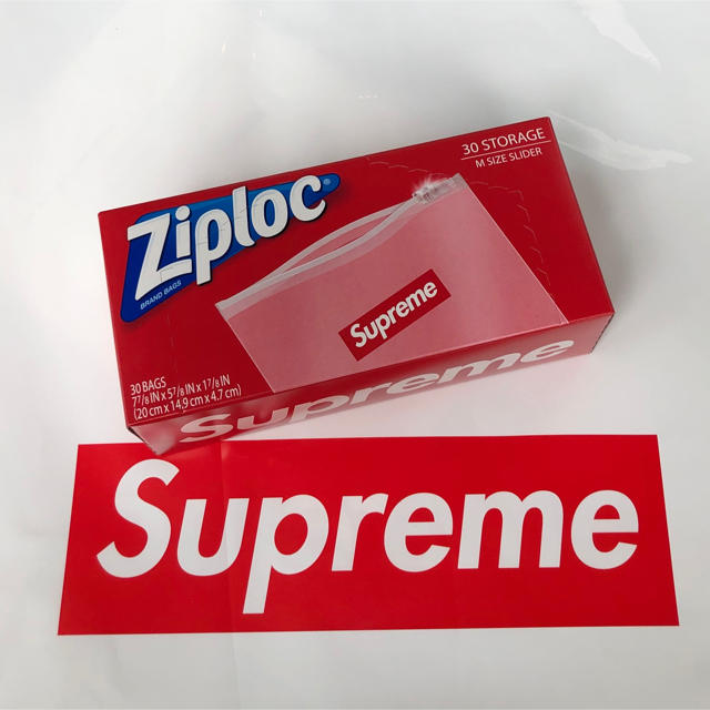 Supreme(シュプリーム)のSupreme Ziploc Bags ジップロック　一箱　国内正規品　新品 メンズのファッション小物(その他)の商品写真