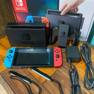 ニンテンドースイッチ(Nintendo Switch)のNintendo Switch Joy-Con (L) ネオンブルー/ (R) (家庭用ゲーム機本体)