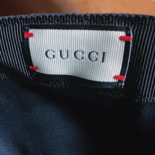 Gucci(グッチ)の大人気🎶GUCCI❤💚グッチ 黒キャップ レディースの帽子(キャップ)の商品写真