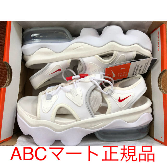 NIKE - 【新品・即納】ナイキ エア マックス ココサンダル ホワイト レッド 24cmの通販 by Take1240's shop