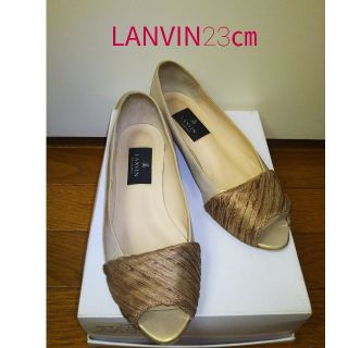 ランバンコレクション(LANVIN COLLECTION)の7/31迄セール❗️特価🌟LANVINオープントウパンプス(ハイヒール/パンプス)