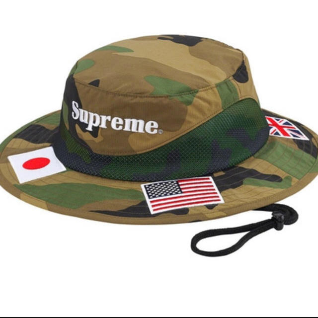 最安値　supreme flags boonie cap hat M/Lメンズ