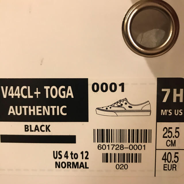 VANS TOGA METAL 25.5cm ノベルティー付き