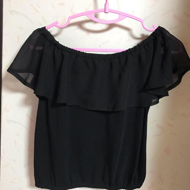 しまむら(シマムラ)のオフショルダートップス レディースのトップス(Tシャツ(半袖/袖なし))の商品写真