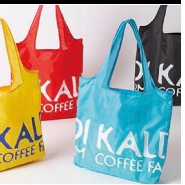 KALDI(カルディ)の新品！カルディ エコバッグ レッド レディースのバッグ(エコバッグ)の商品写真