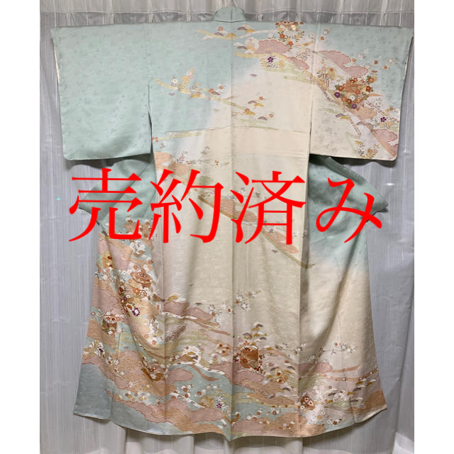 高級素材使用ブランド 【新品お仕立て上がり】高級 訪問着 金彩加工 金