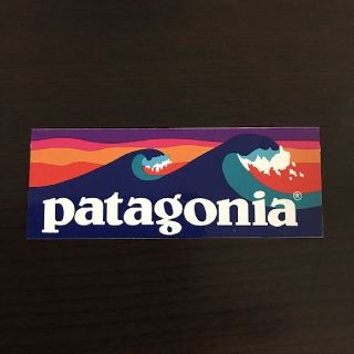 パタゴニア(patagonia)の(縦3.4cm横8.9cm)patagonia 公式ステッカー(その他)