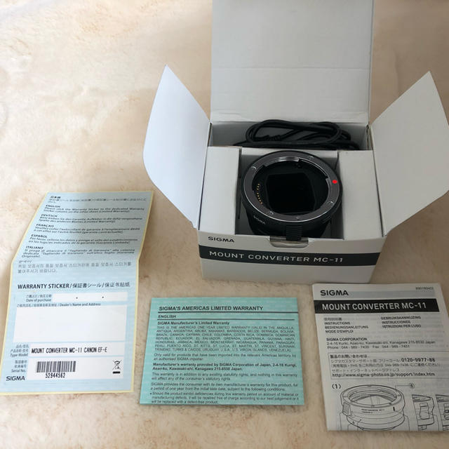 最高品質の SIGMA EFマウント用 シグマ MC-11 sigma - その他 最高品質の SIGMA EFマウント用 シグマ MC-11 sigma - その他