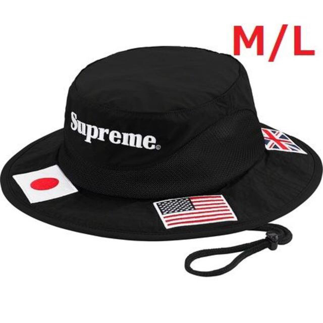Supreme Flags Boonie 黒 Black M/Lサイズ