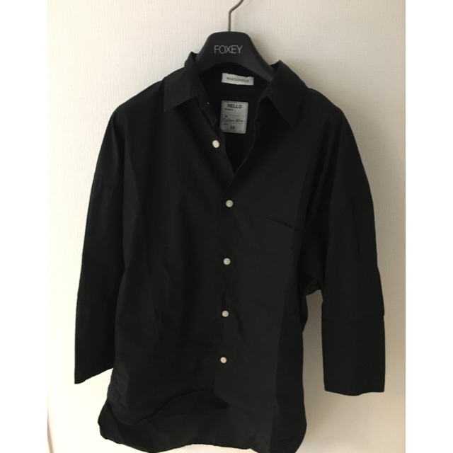 マディソンブルー J.BRADLEY CUFF SHIRT 黒 ブラック