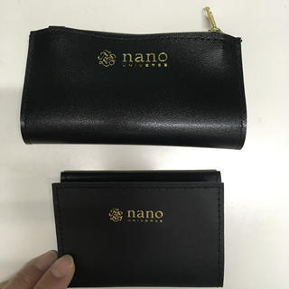 ナノユニバース(nano・universe)のnano・universe リサイクルレザー製 二つ折り財布&カードケースセット(コインケース/小銭入れ)