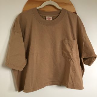 アーバンリサーチドアーズ(URBAN RESEARCH DOORS)のアーバンリサーチドアーズ　goodwear  オーバーサイズTシャツ　ブラウン(Tシャツ(半袖/袖なし))