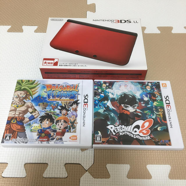 Nintendo 3DS  LL 本体 レッド/ブラック　美品