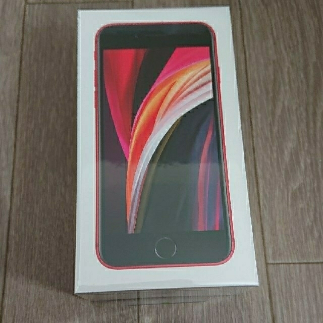 新作人気 - iPhone 【SIMフリー】iPhone レッド 128GB SE2 スマートフォン本体