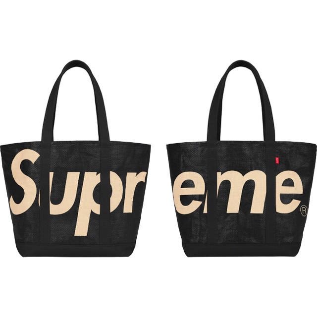 supreme Raffia Tote シュプリーム トートバッグ 黒-