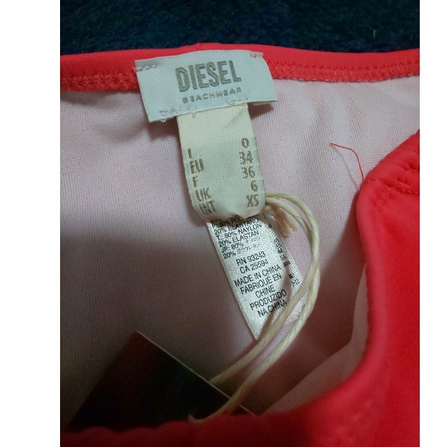 DIESEL(ディーゼル)の大幅値下中！新品☆DIESEL レディース水着 ピンク Sサイズ レディースの水着/浴衣(水着)の商品写真