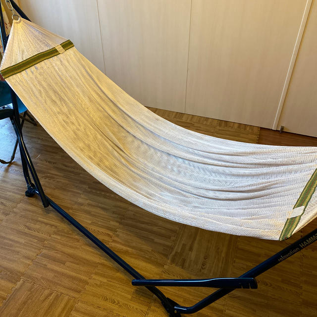 商品重量⇒約10kg美品 relxation hammock リラクゼーションハンモック 紺