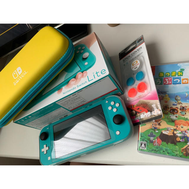 超美品⭐︎任天堂Switch liteターコイズ　あつまれどうぶつの森セット