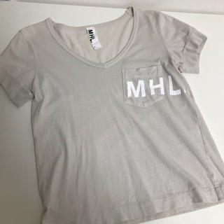 マーガレットハウエル(MARGARET HOWELL)のマーガレットハウエル　MHL.定番ロゴTシャツ　サイズ1(Tシャツ(半袖/袖なし))