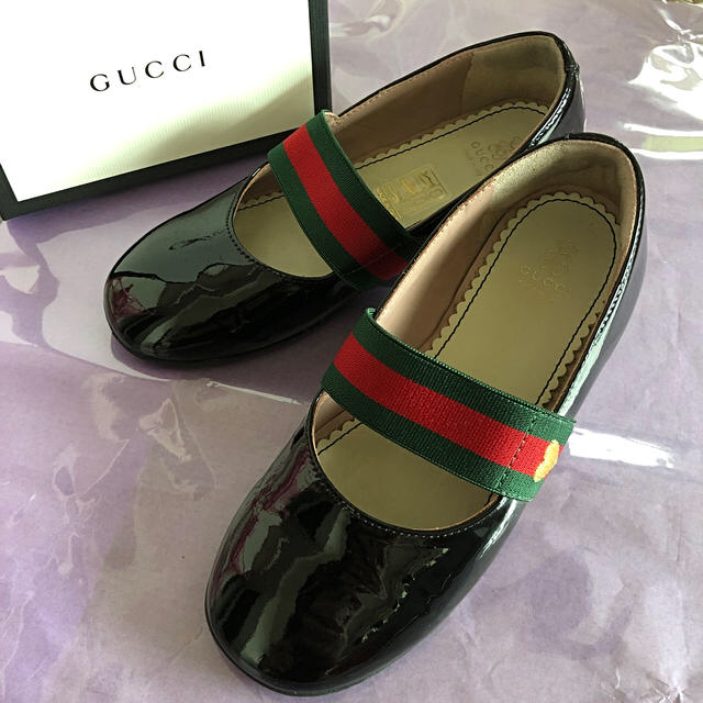 Gucci グッチ フォーマル キッズ ベビー シューズ 16.5cm 箱 袋付き