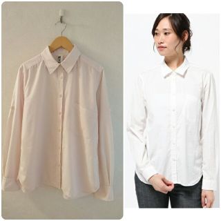 マーガレットハウエル(MARGARET HOWELL)の＊MHL. GARMENT DYE POPLIN シャツ(シャツ/ブラウス(長袖/七分))