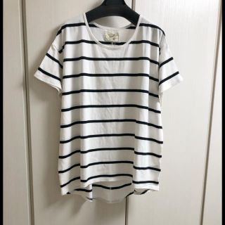 アングリッド(Ungrid)の新品 カラーボーダーハーフスリーブTee(Tシャツ(半袖/袖なし))