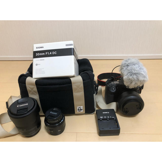 eos80d レンズ、外部マイクセットカメラ