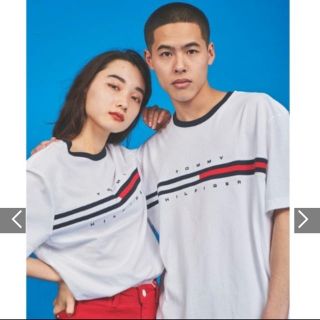 トミーヒルフィガー(TOMMY HILFIGER)のTommy hilfiger 白Tシャツ(Tシャツ(半袖/袖なし))