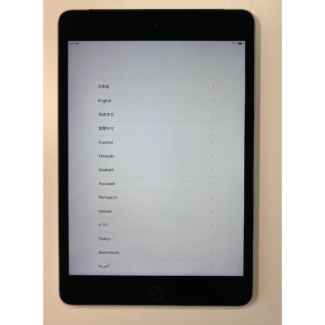 iPad mini 4 Wi-Fi＋Cellular 16GB スペースグレイ