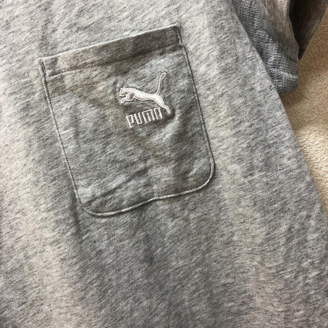 PUMA(プーマ)のプーマ PUMA ロングTシャツ XL 大きめ うめ様専用 レディースのトップス(Tシャツ(半袖/袖なし))の商品写真