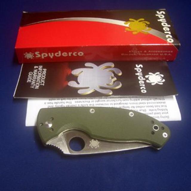 ソロキャンに！ SPYDERCO KNIFE スパイダルコ ナイフ ティネイシャ スポーツ/アウトドアのアウトドア(登山用品)の商品写真