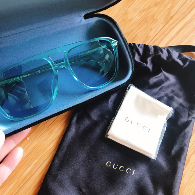 Gucci(グッチ)のGUCCI サングラス クリアアセテート レディースのファッション小物(サングラス/メガネ)の商品写真